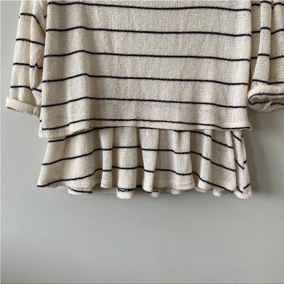ANTHROPOLOGIE- Latitude Stripe Knit Top - Picture 4 of 7